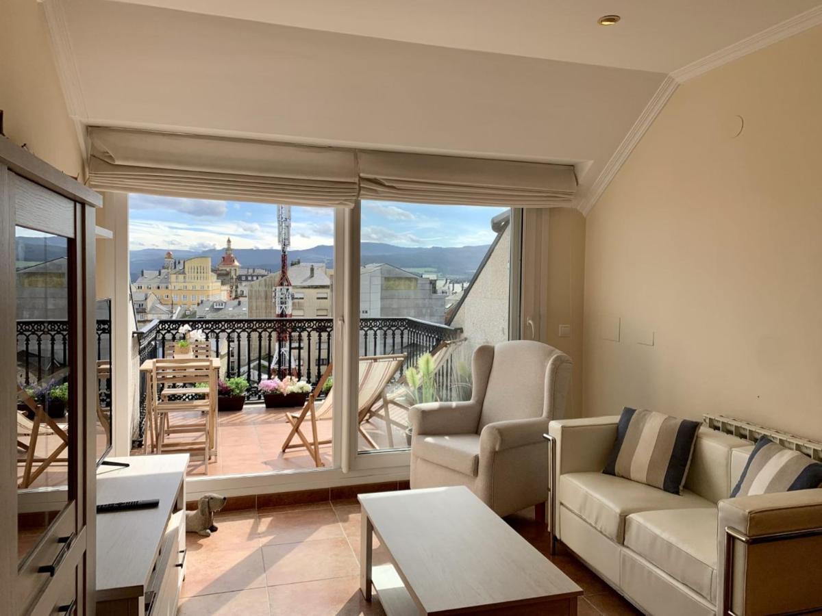 Moderno Piso Con La Mejor Terraza De Ribadeo Y Vistas Maravillosas Buitenkant foto