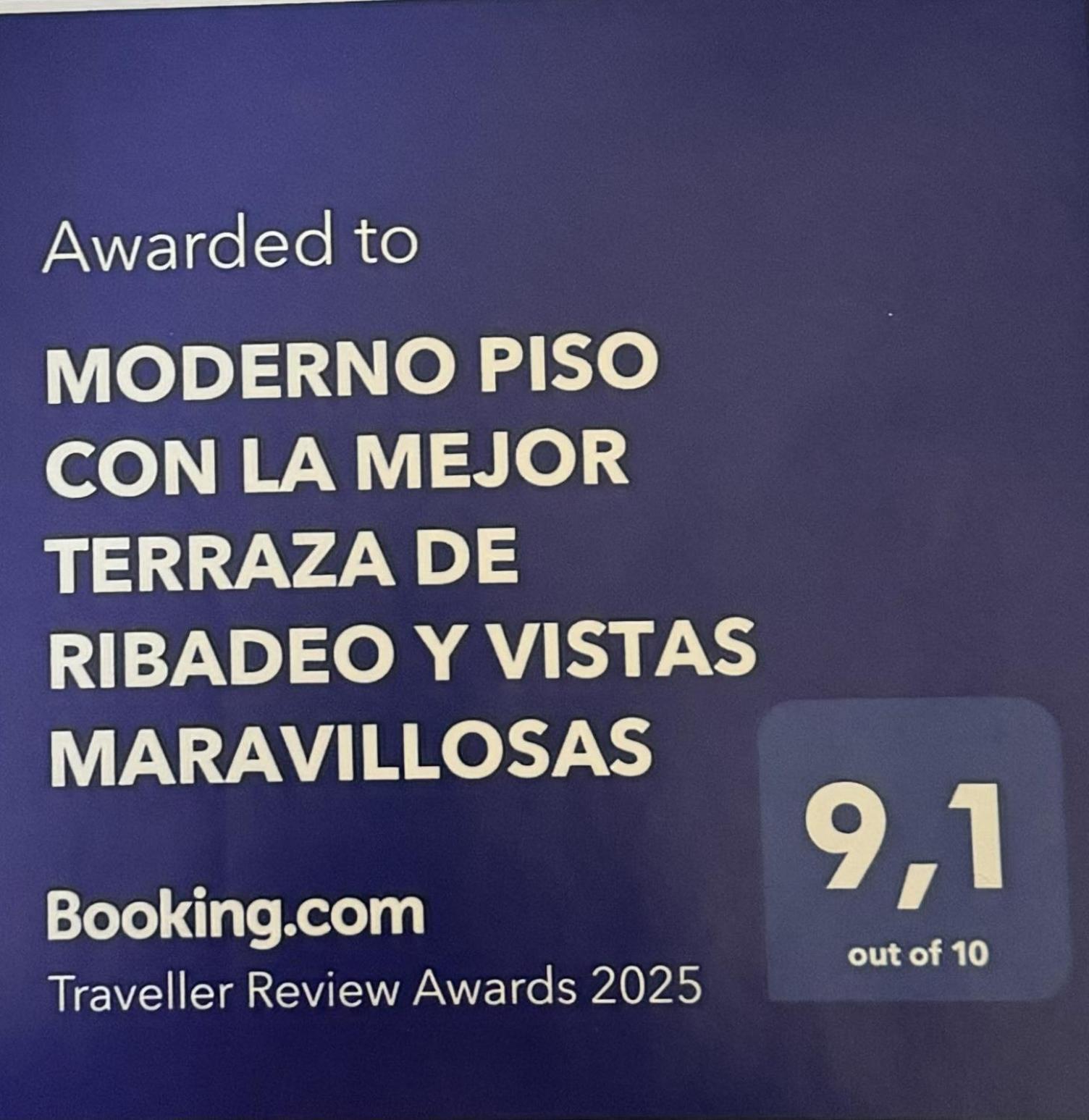 Moderno Piso Con La Mejor Terraza De Ribadeo Y Vistas Maravillosas Buitenkant foto